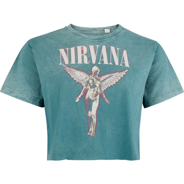 Nirvana Angel Dámské tričko modrá - RockTime.cz