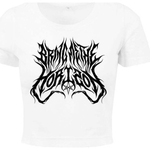 Bring Me The Horizon Black Logo Dámské tričko bílá - RockTime.cz