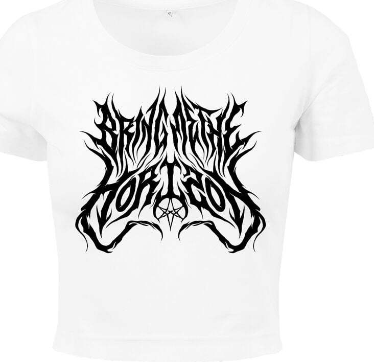 Bring Me The Horizon Black Logo Dámské tričko bílá - RockTime.cz