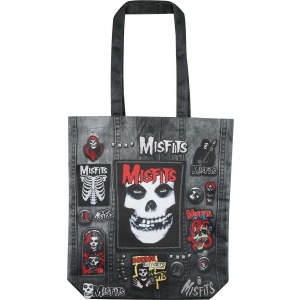 Misfits Rocksax - Misfits Logo Plátená taška vícebarevný - RockTime.cz