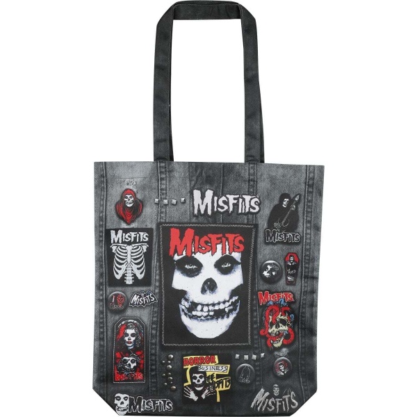 Misfits Rocksax - Misfits Logo Plátená taška vícebarevný - RockTime.cz