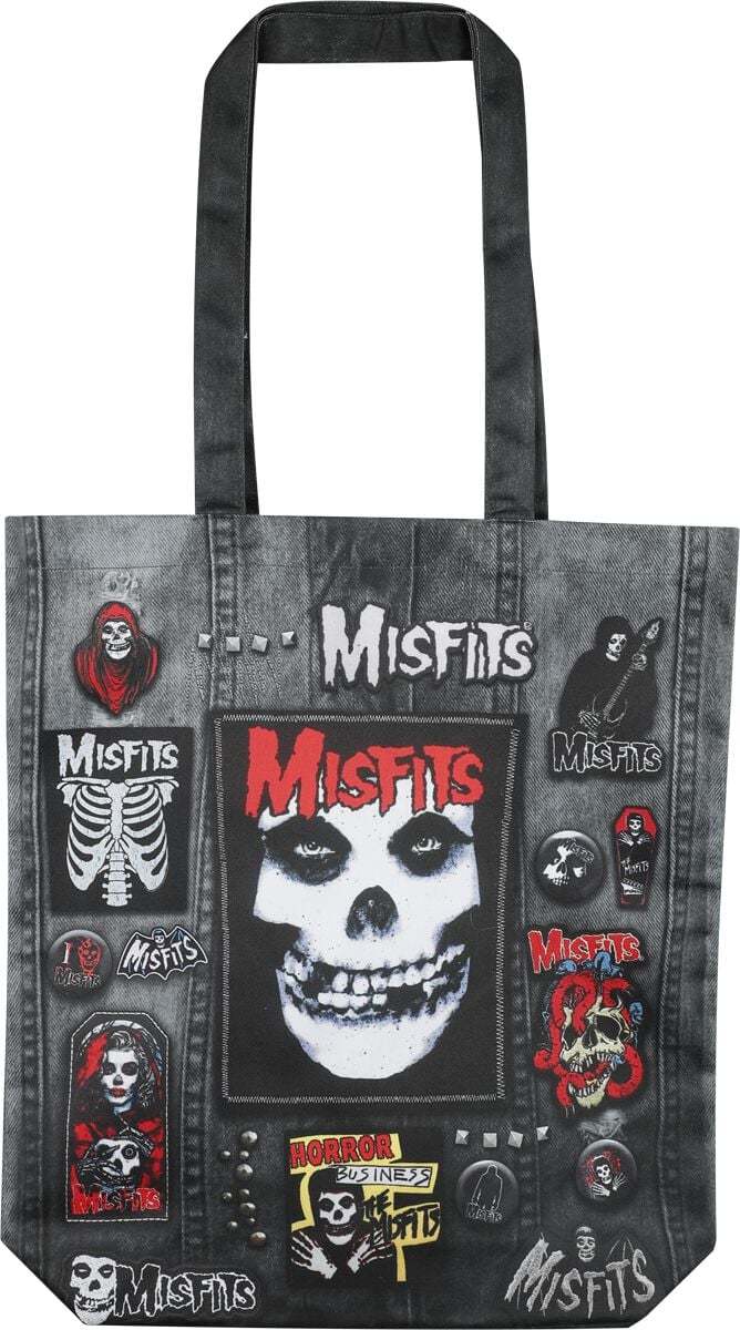 Misfits Rocksax - Misfits Logo Plátená taška vícebarevný - RockTime.cz