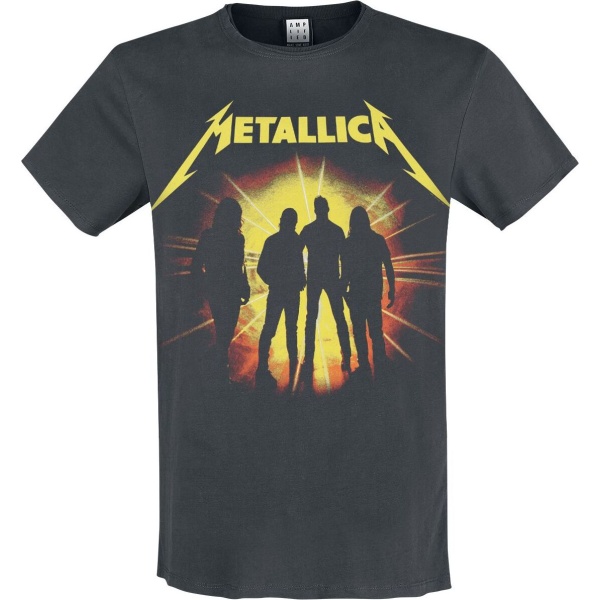 Metallica Amplified Collection - Strobes Tričko charcoal - RockTime.cz