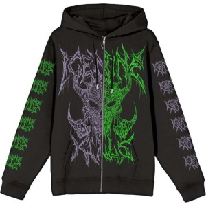 Ice Nine Kills Black Metal Split Mikina s kapucí na zip černá - RockTime.cz