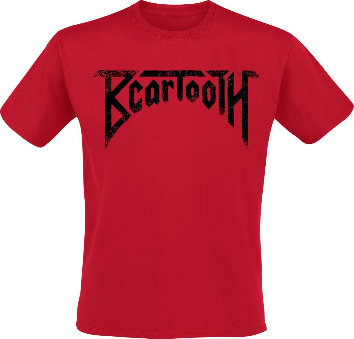 Beartooth Skull Tričko červená - RockTime.cz