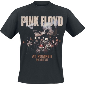 Pink Floyd Pompeii Live Photo Tričko černá - RockTime.cz