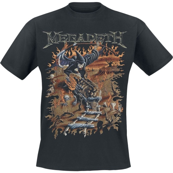 Megadeth Youthanasia 1995 - Reaper Train Tričko černá - RockTime.cz