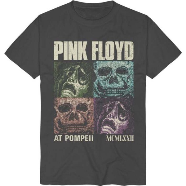 Pink Floyd Pompeii Memento Mori Tričko charcoal - RockTime.cz