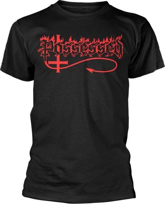 Possessed Logo Red Tričko černá - RockTime.cz