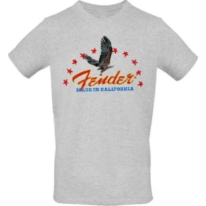 Fender Made In California Tričko šedá - RockTime.cz