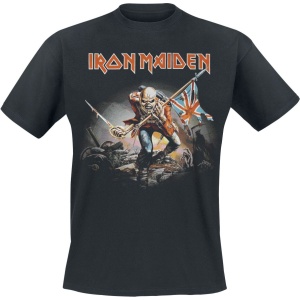 Iron Maiden Trooper Tričko černá - RockTime.cz