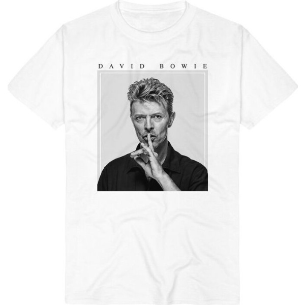 David Bowie Photo Tričko bílá - RockTime.cz