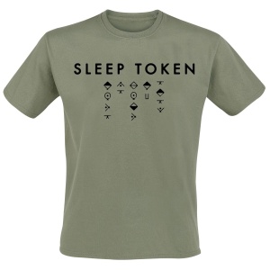 Sleep Token Alphabet 2 Tričko zelená - RockTime.cz