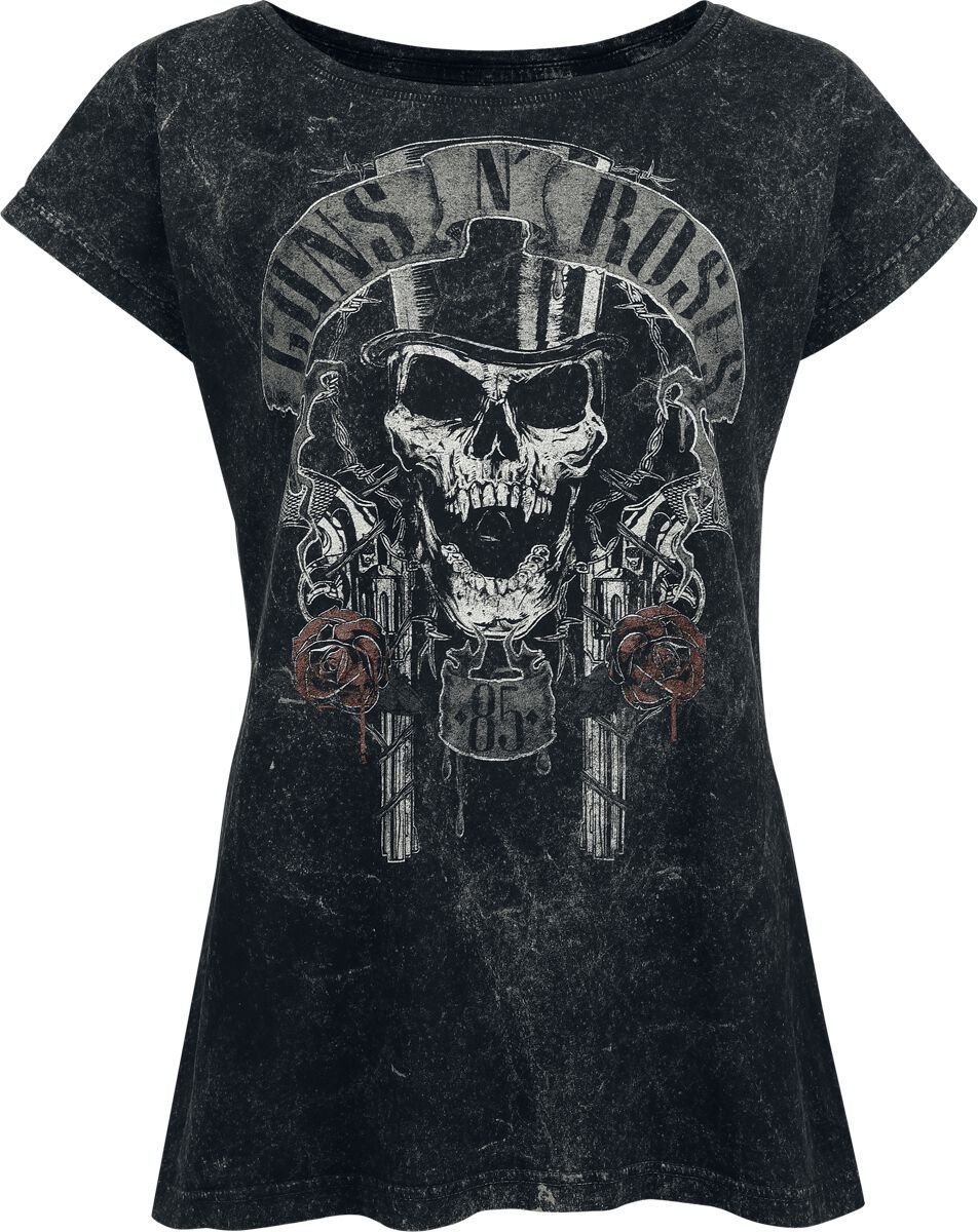 Guns N' Roses Top Hat Dámské tričko černá - RockTime.cz