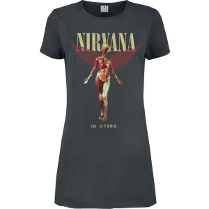 Nirvana Amplified Collection - In Utero Šaty charcoal - RockTime.cz