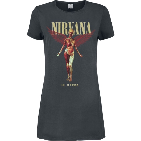 Nirvana Amplified Collection - In Utero Šaty charcoal - RockTime.cz