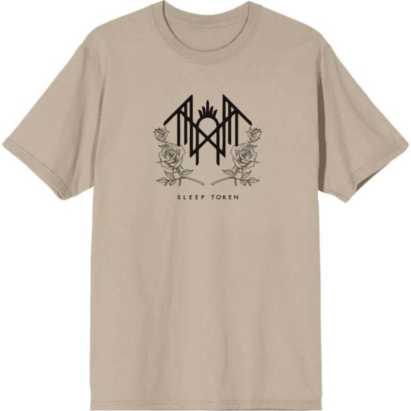 Sleep Token Floral Logo Tričko písková - RockTime.cz