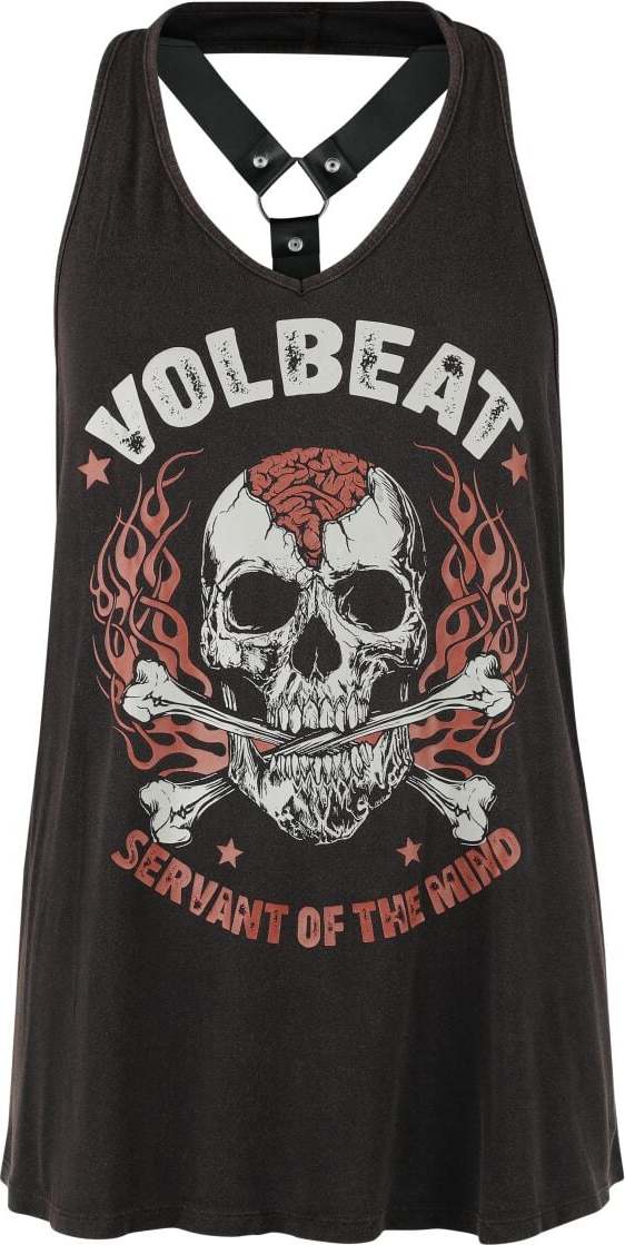 Volbeat EMP Signature Collection Dámský top šedohnědá - RockTime.cz