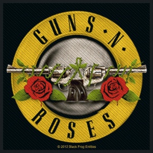 Guns N' Roses Bullet Logo nášivka vícebarevný - RockTime.cz