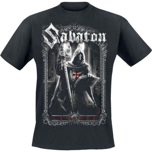 Sabaton Templars Tričko černá - RockTime.cz