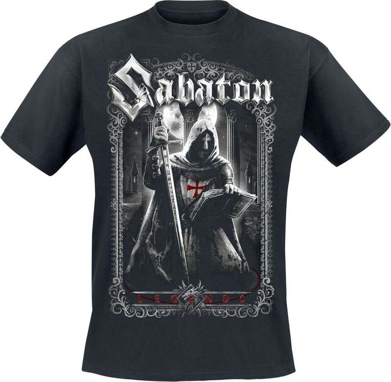 Sabaton Templars Tričko černá - RockTime.cz