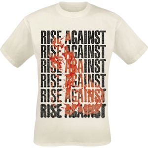 Rise Against Flame Tričko šedobílá - RockTime.cz