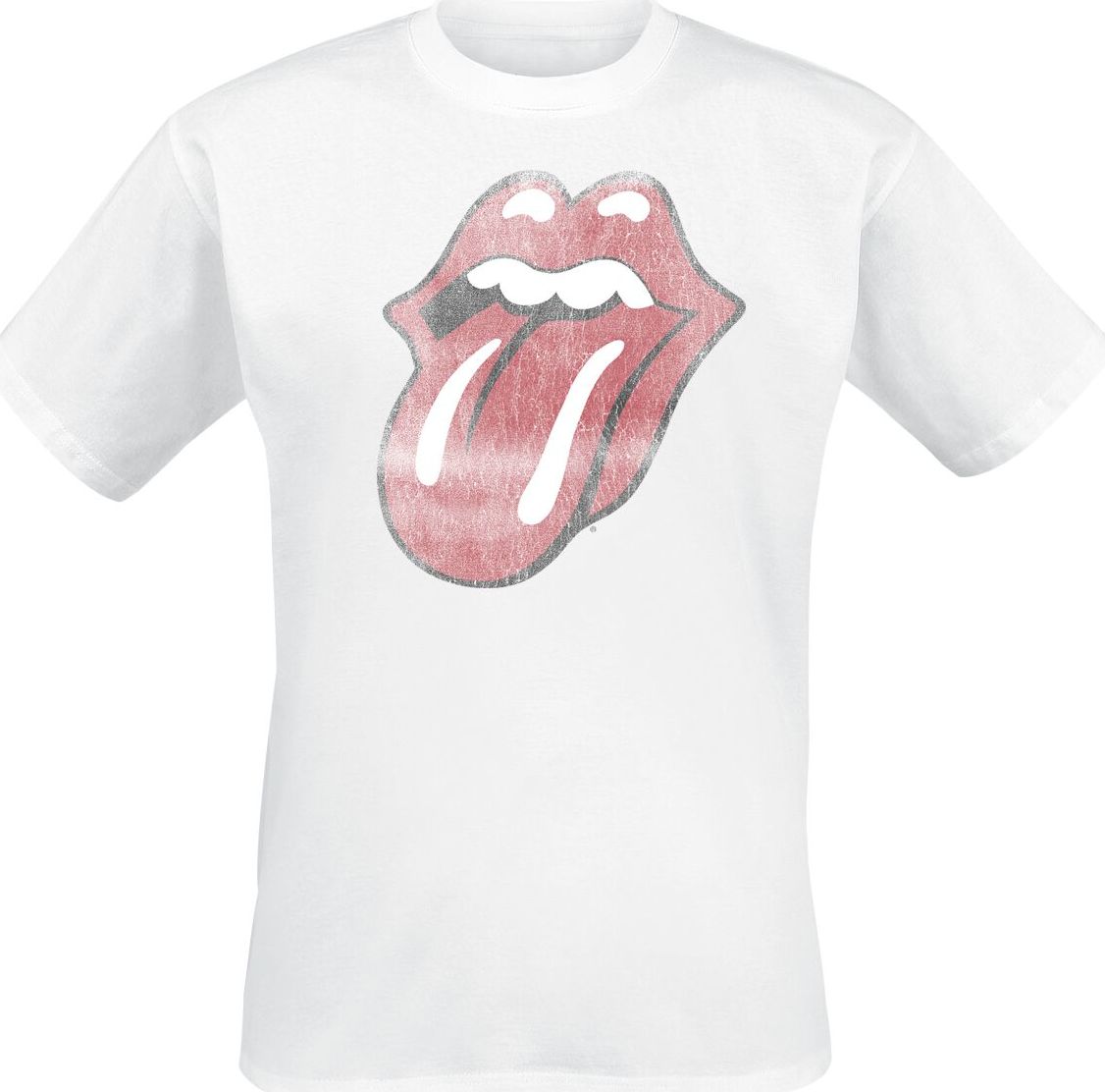 The Rolling Stones Classic Tongue Tričko bílá - RockTime.cz