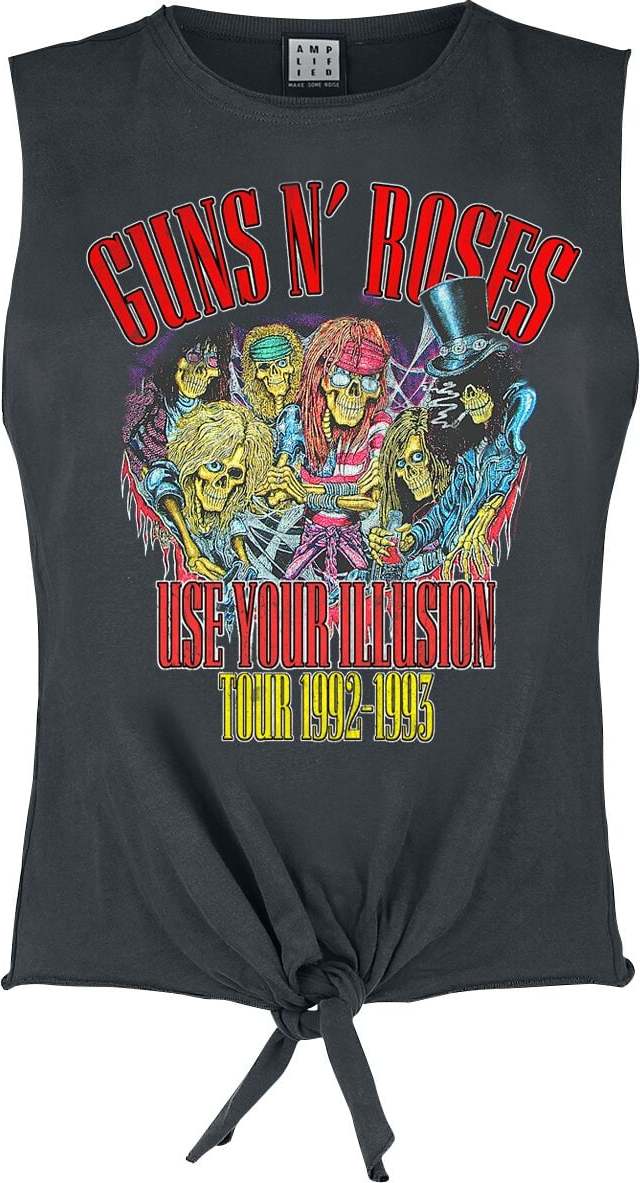 Guns N' Roses Amplified Collection - Use Your Illusion 93-94 Dámský top charcoal - RockTime.cz