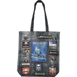 Megadeth Rocksax - Megadeth Logo Plátená taška vícebarevný - RockTime.cz