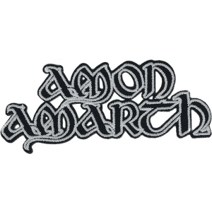 Amon Amarth Cut-Out Logo nášivka černá - RockTime.cz