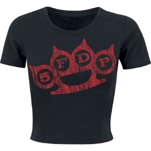 Five Finger Death Punch Red Nuckles Distressed Dámské tričko černá - RockTime.cz