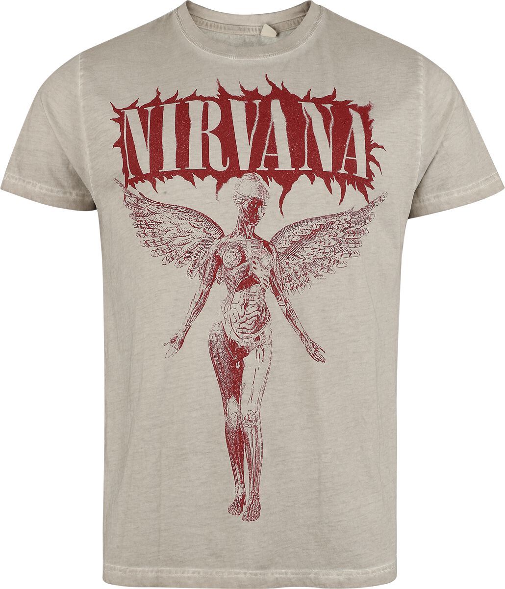 Nirvana In Utero Tričko šedá - RockTime.cz