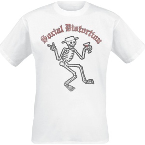 Social Distortion Skelly Vintage Tričko bílá - RockTime.cz