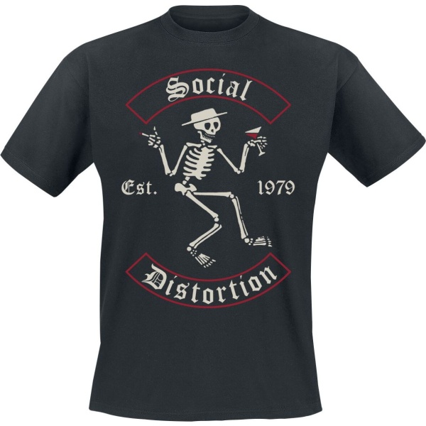 Social Distortion Skelly Banner Tričko černá - RockTime.cz