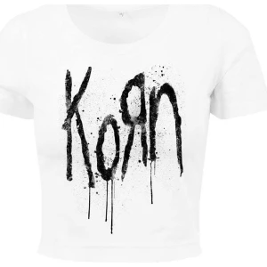 Korn Black Logo Dámské tričko bílá - RockTime.cz