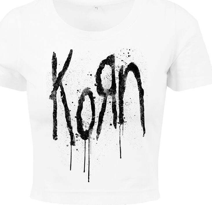 Korn Black Logo Dámské tričko bílá - RockTime.cz