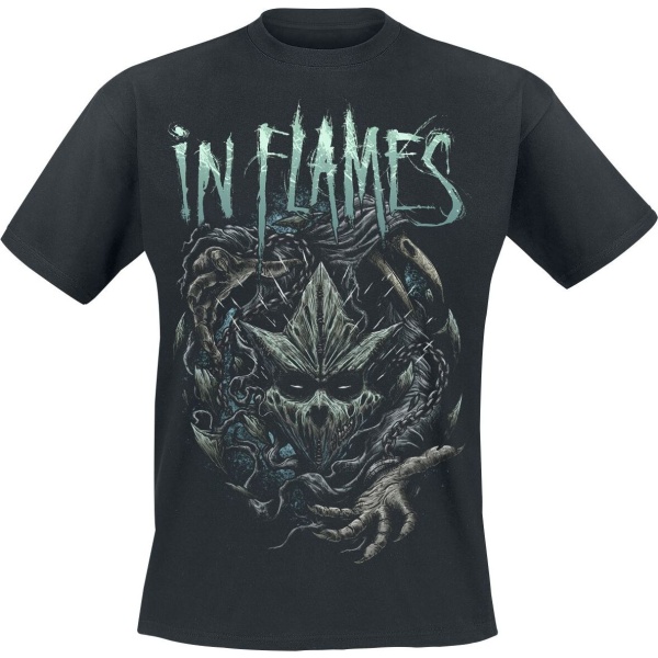 In Flames In Chains We Trust Tričko černá - RockTime.cz
