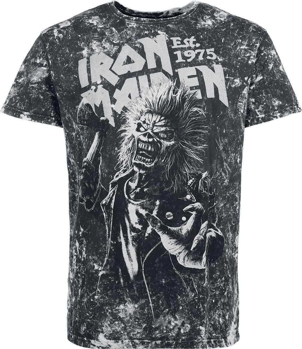 Iron Maiden Eddie Tričko cerná/šedá - RockTime.cz