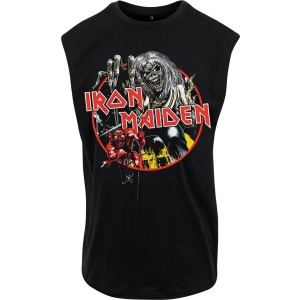 Iron Maiden Circular Vintage Print Tank top černá - RockTime.cz
