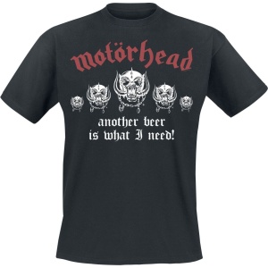 Motörhead 50th Another Beer Lemmy's Lounge Tričko černá - RockTime.cz