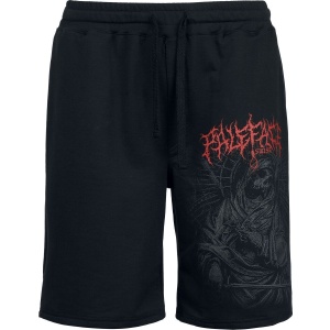 Paleface Swiss Reaper Red Teplákové šortky černá - RockTime.cz