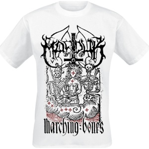 Marduk Marching Bones Tričko bílá - RockTime.cz