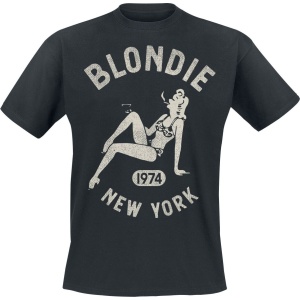 Blondie Bar Girl 1984 Tričko černá - RockTime.cz