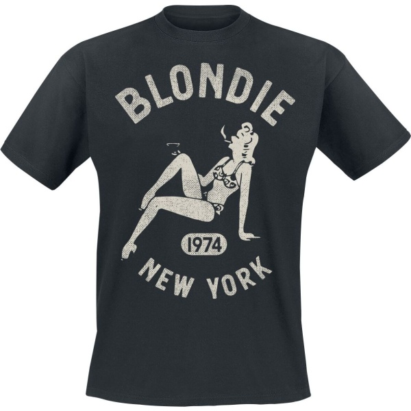 Blondie Bar Girl 1984 Tričko černá - RockTime.cz