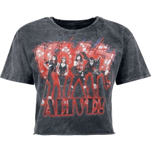 Kiss Alive Dámské tričko antracitová - RockTime.cz