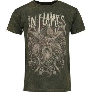 In Flames Eternal Life Tričko khaki - RockTime.cz