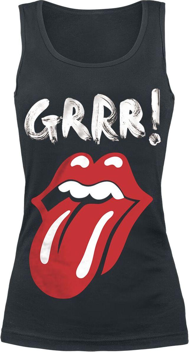 The Rolling Stones Grrr! Dámský top černá - RockTime.cz