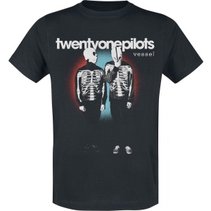 twenty one pilots Skeleton Duo Tričko černá - RockTime.cz
