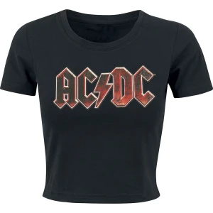 AC/DC Metal Logo Dámské tričko černá - RockTime.cz