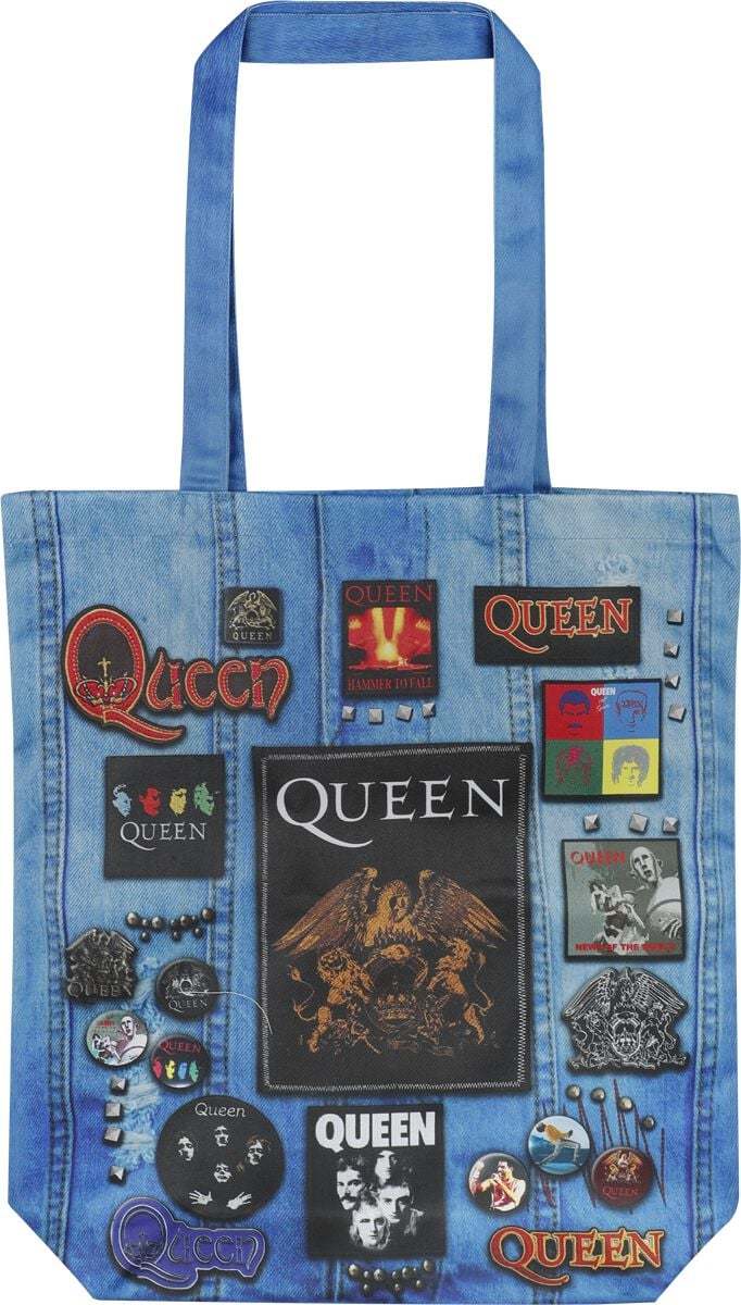 Queen Rocksax - Queen Logo Plátená taška vícebarevný - RockTime.cz